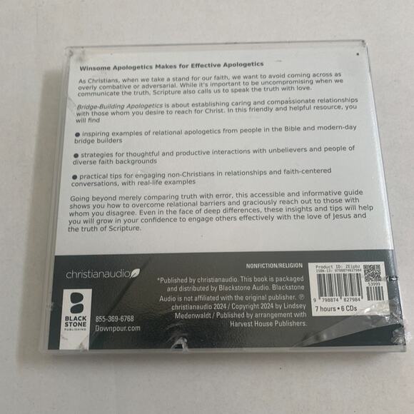 Bridge Building Apologetics How to Get Along Even When We Disagree Audio CD - Picture 6 of 12
